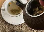 Una foto de endulzante stevia