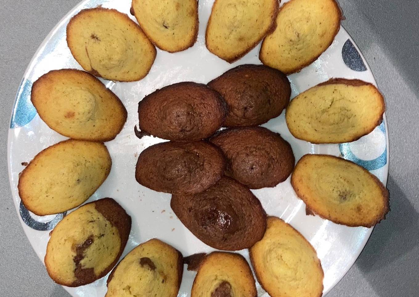 Madeleines marbrées