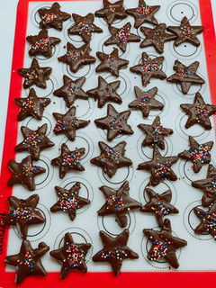 Foto resep Choco Mint Star Cookies