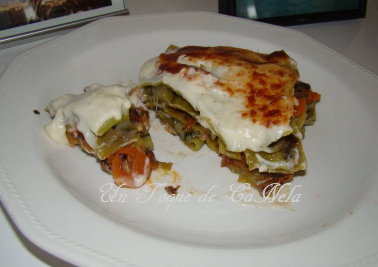 Lasaña vegetariana ligth