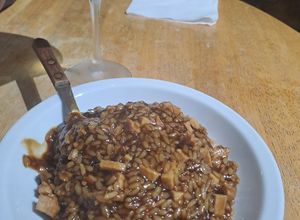 Una foto de Bondiola con arroz en salsa Teryaki (o Teriyaki, no sé), va con otras carnes de cerdo