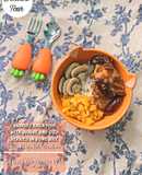 Cá basa kho táo tàu kỷ tử ăn kèm cơm trắng