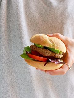 Una foto de Hamburguesa de lentejas