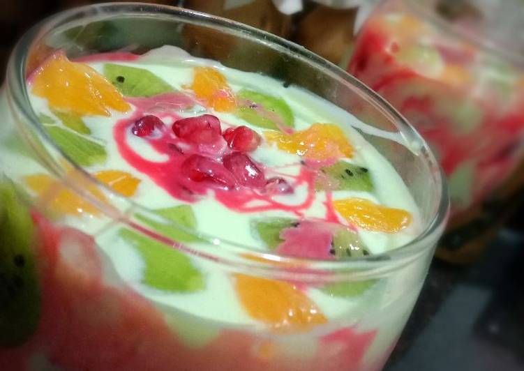 How to Prepare Perfect Fruit  yogurt
