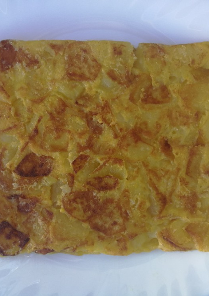 Una foto de Tortilla de patatas [Vegan]
