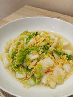 Foto resep 5. Cah Sawi dengan Telur