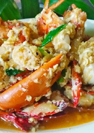 Foto resep Kepiting lada hitam ala mbok de