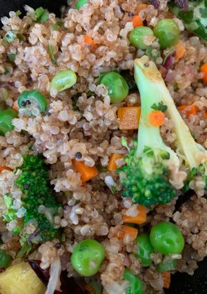A picture of Quinoa upma.