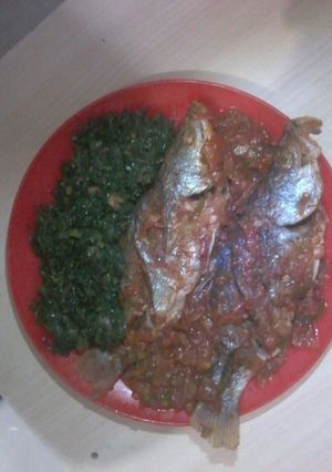 A picture of Stewed Nile perch.