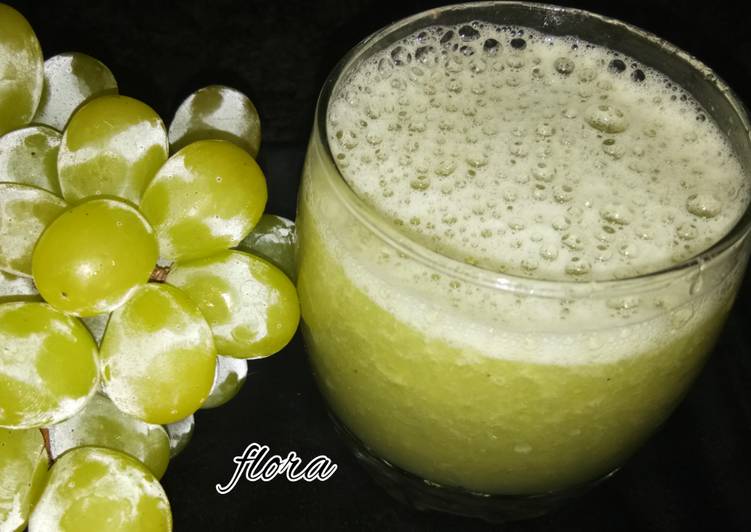 Step-by-Step Guide to Make Homemade Green grapes juice