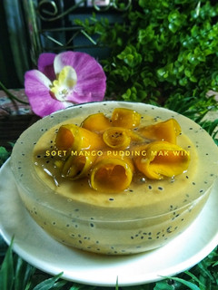 Foto resep Soft jelly mango pudding