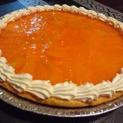 A picture of Tarta de duraznos.