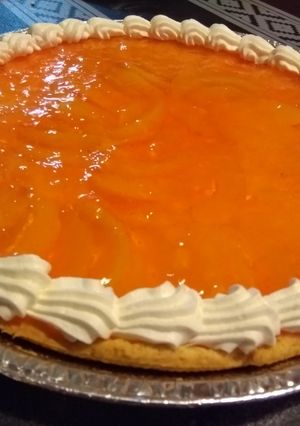 Una foto de Tarta de duraznos