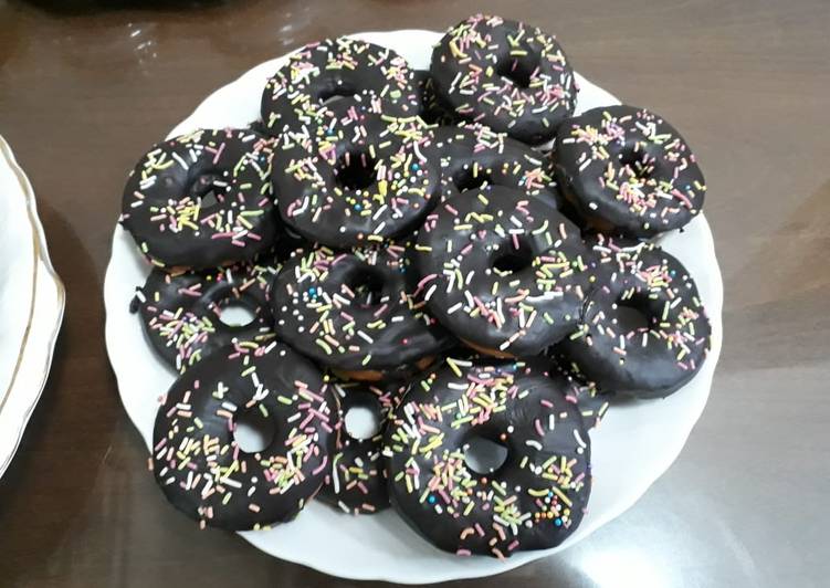 Steps to Make Favorite Chocolate donuts