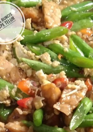 Foto resep Tumis Buncis Tempe Telur