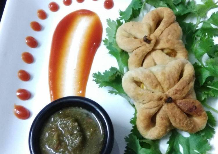 How to Make Award-winning Corn flower baked Samosa