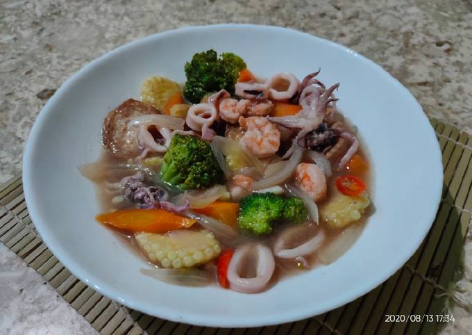 Resep Sapo Tahu Seafood Oleh Farah Adelia Puspita Cookpad