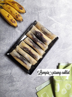 Foto resep Lumpia pisang coklat