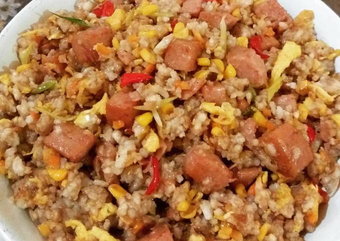 Resep Luncheon Meat Fried Rice, Lezat
