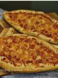 Chicken & Cheesy Boat Bread