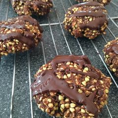 A picture of Chocolate buckwheat cookies.