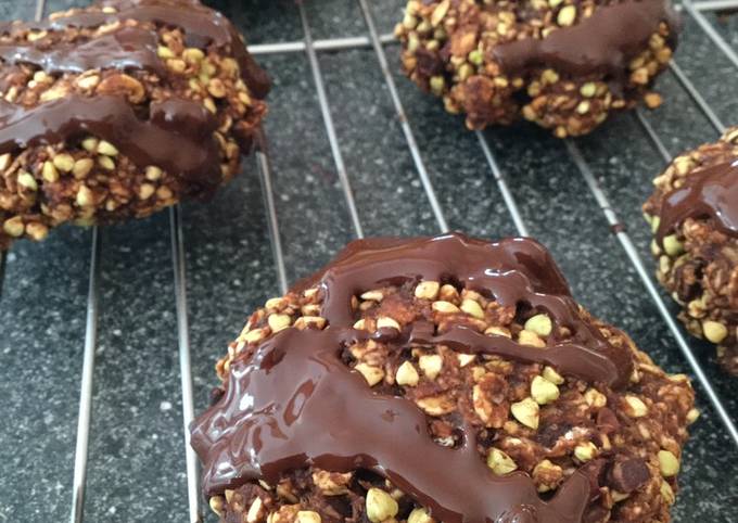 Steps to Prepare Perfect Chocolate buckwheat cookies