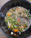 Chiles serranos con soya