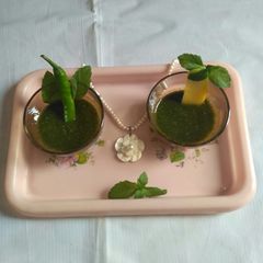 A picture of Mint sweet and sour dip.