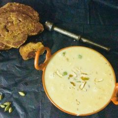 Patali gur ki Kheer or also known as Khajur ke gur ki Kheer A picture of Patali gur ki Kheer or also known as Khajur ke gur ki Kheer.