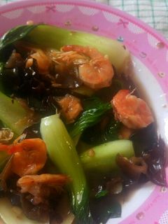 Foto resep Pokcoy Tumis Udang