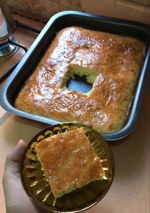 صورة لوصفة كيك الزبادي