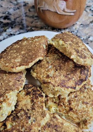 Una foto de Pancakes de banana súper sanos