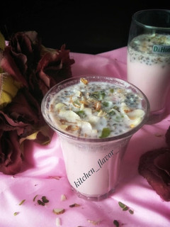 A picture of Rooh afza Milkshake.