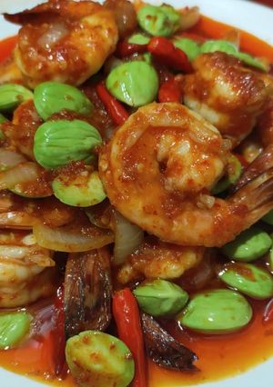 Foto resep Balado udang pete