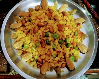 Without Fail Cooking Recipe Vegetable pohaeasy  quick recipe having lots of benefits Delicious Perfect