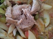 Una foto de bistec de cerdo