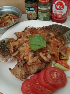 Foto resep Gurami saos jamur