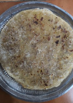 A picture of Coconut Jaggery Poli.