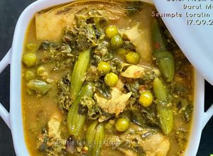 Gambar Gulai Asam Rong Ayam (Pahang)