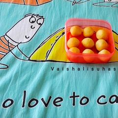 A picture of Besan Makhana Ladoo for Kids (No Cook Laddu).