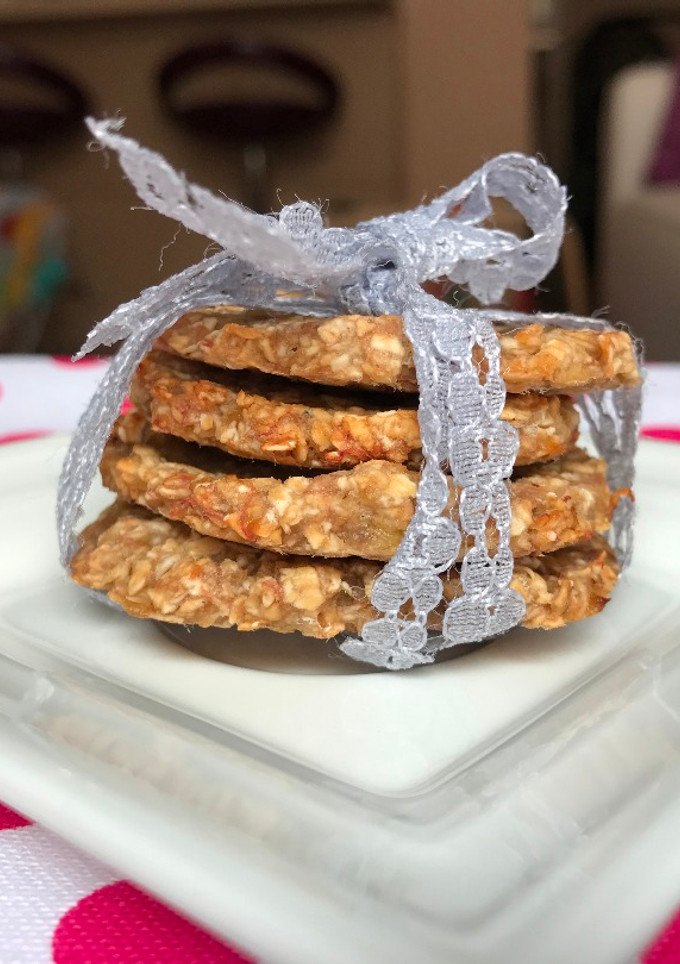 Una foto de Galletas de avena y plátano