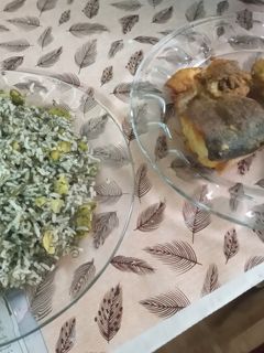عکسی از دستور باقلا پلو با ماهی