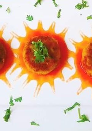 A picture of Chicken kabaab.