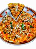 Vegetable Pizza On Tawa