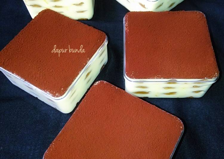 Resep Tiramisu dessert box yang Enak Banget
