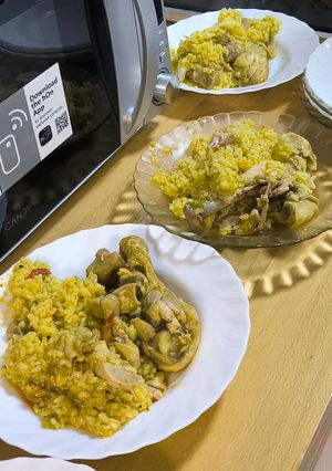Una foto de Arroz con pollo estilo Bautista