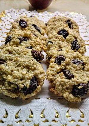 Una foto de Galletas de avena y manzana