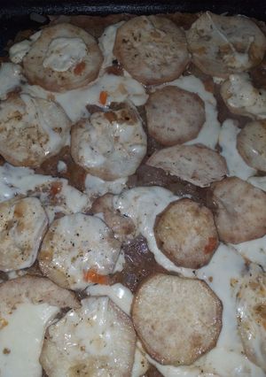 Una foto de Pizza de harina integral