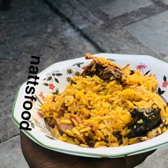 A picture of Nats native jollof.