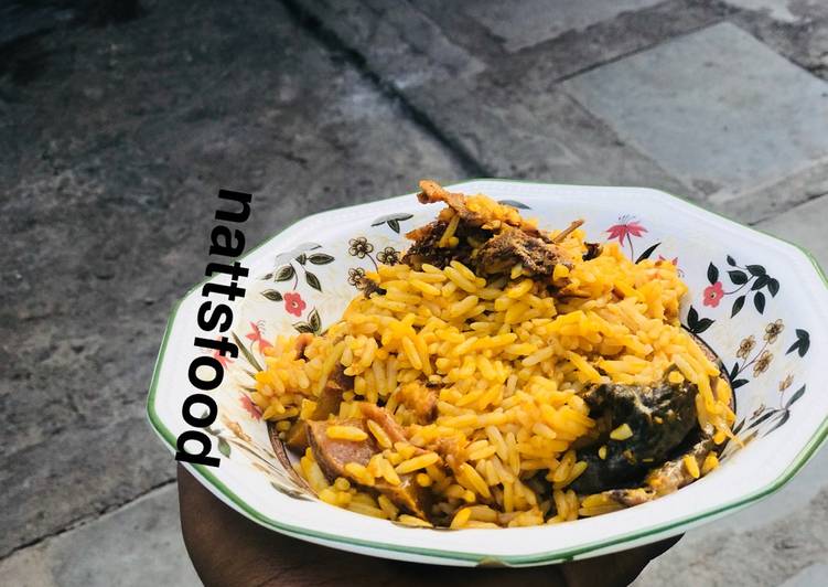 Steps to Make Quick Nats native jollof